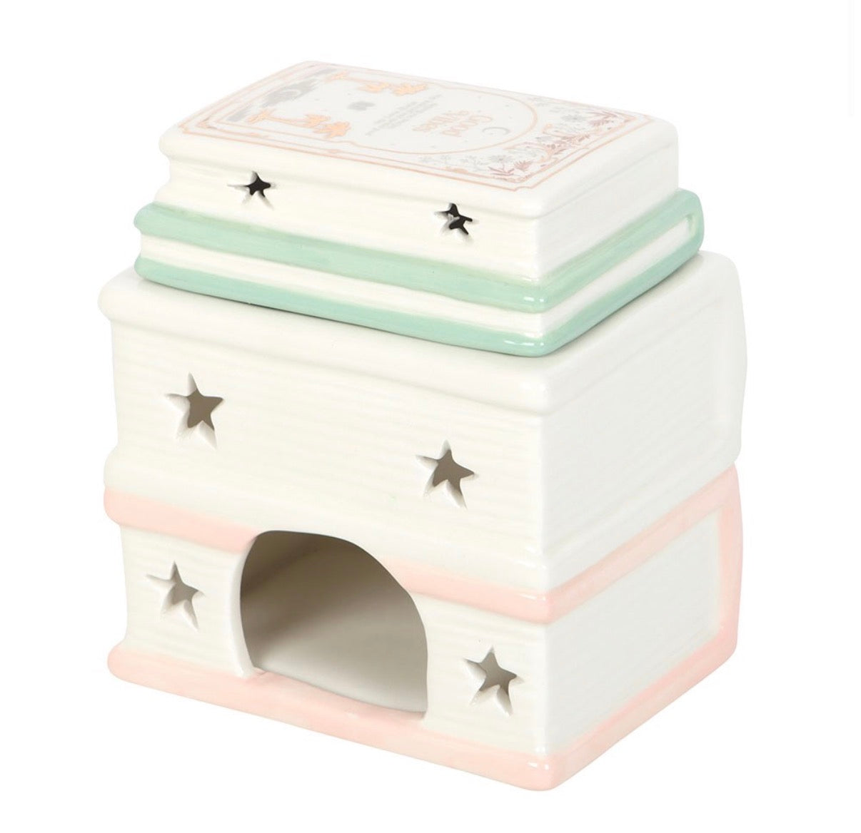 Book Stack Wax Burner