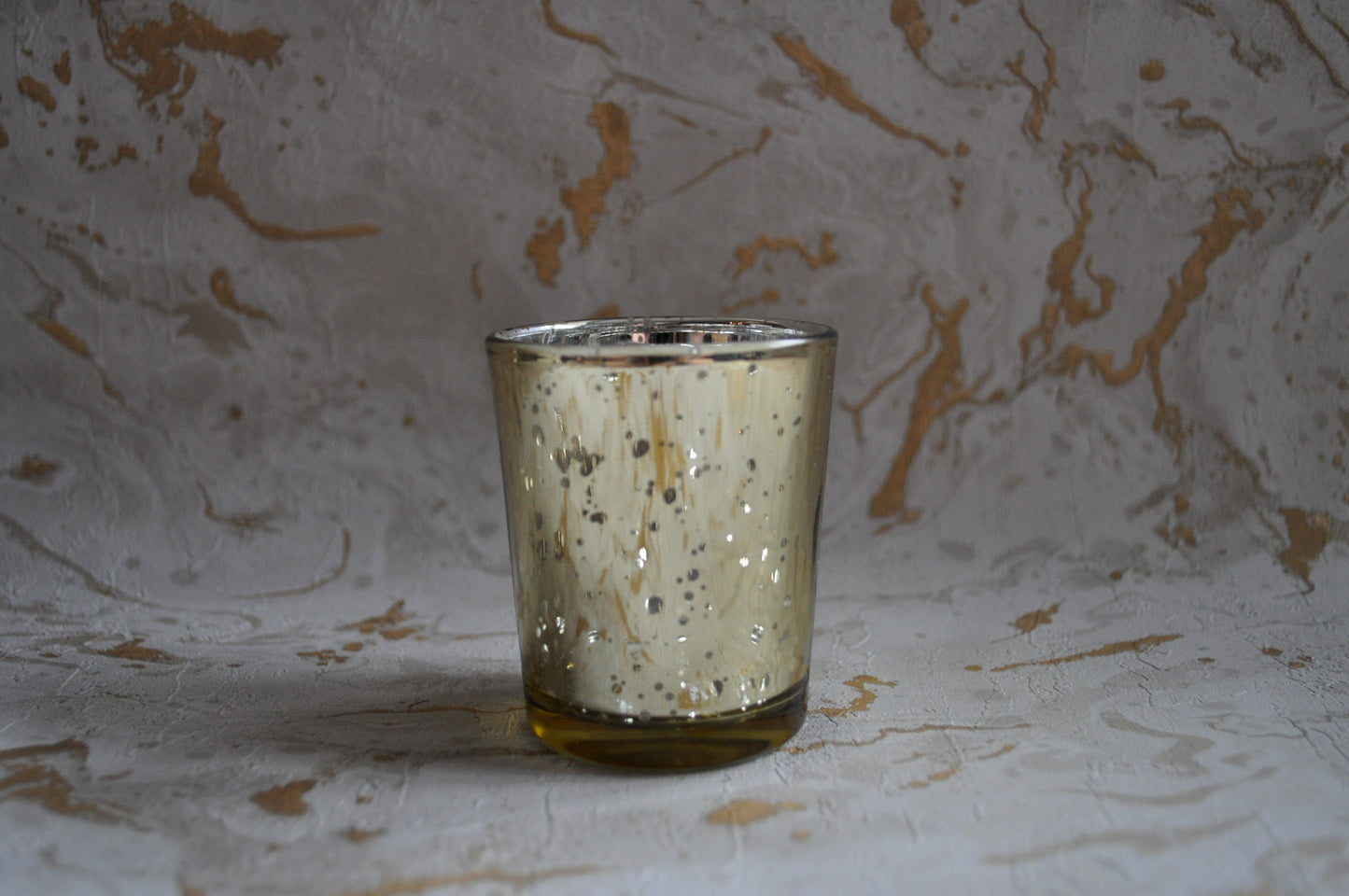Champagne Speckled Tea Light Holder