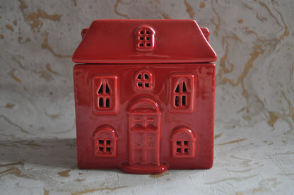 Red Christmas House Burner