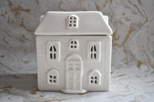White Ceramic House Burner